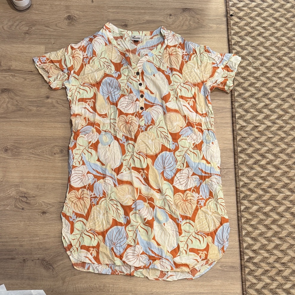 Pataloha Floral Shirt Dress